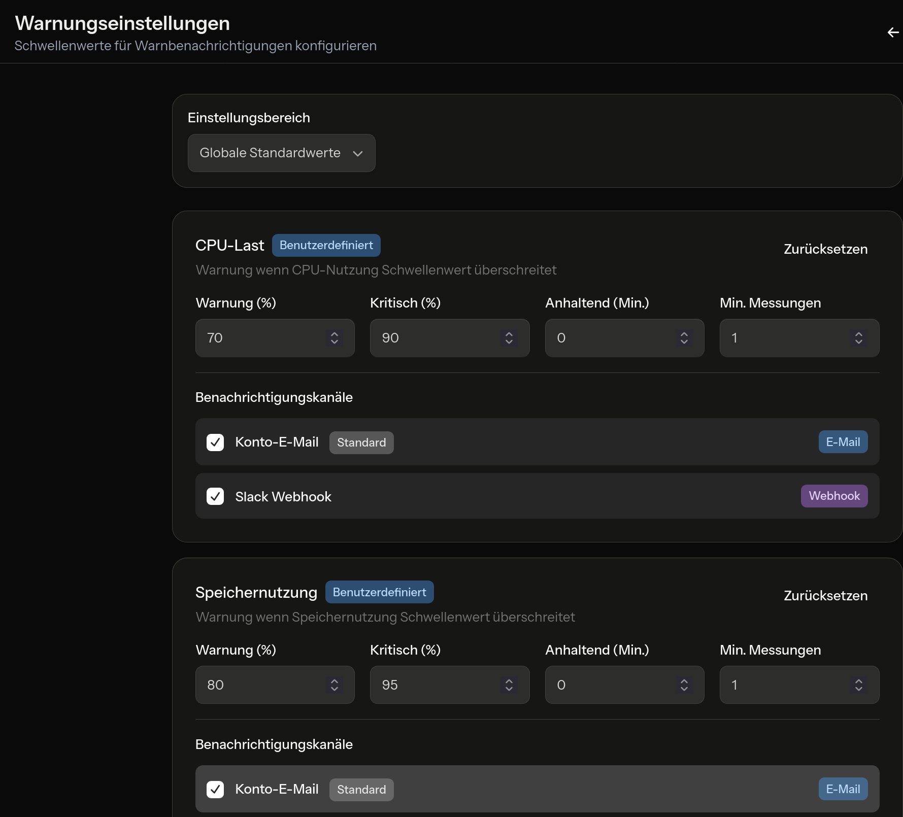Intelligente Benachrichtigungen